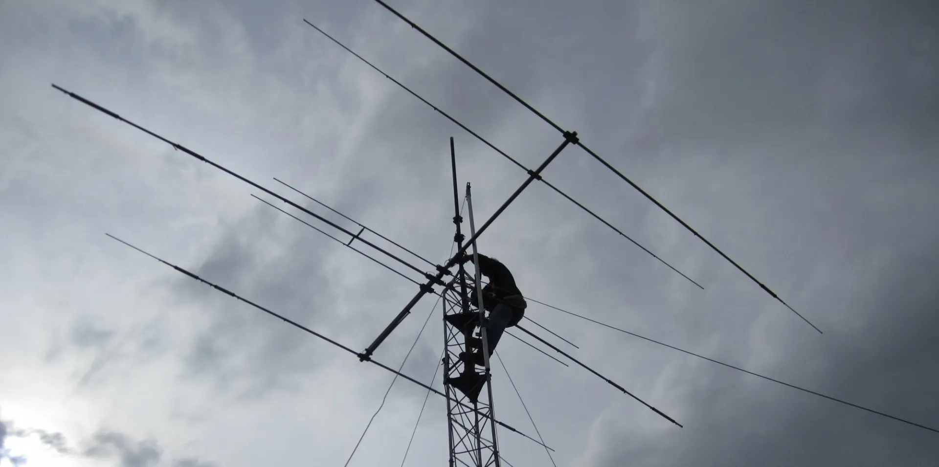 Photo on antenna on tower